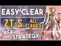 All zts stages  challenge mode  afk easy strategy arknights