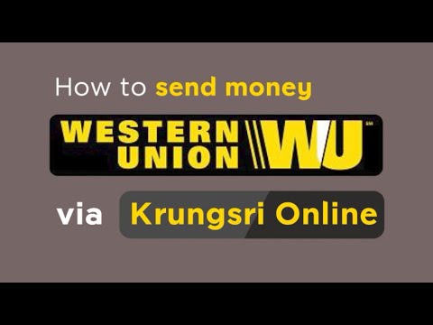 Sending money using Western Union via Krungsri Online
