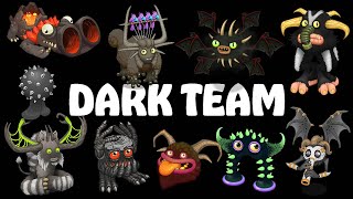 All Dark Monsters (All Sounds & Animations) | My Singing Monsters