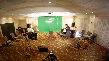 Greenscreen Setup Time Lapse
