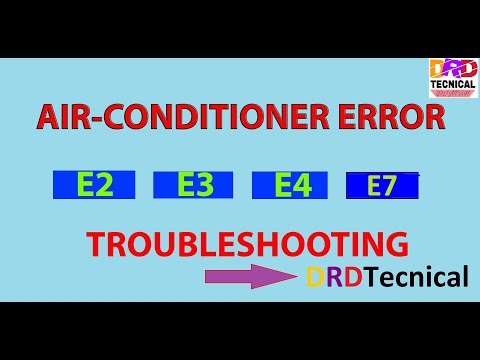 E2,E3,E4,E7 || AIR CONDITIONER ERROR !!!  [HVACNEPAL]