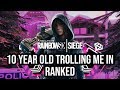 10 Year Old Trolling Me in Ranked | Chalet Full Game