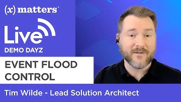 Suppress Alerts and Reduce Noise with Event Flood Control - xMatters Demo