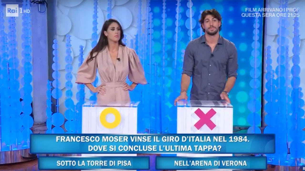 Il gioco del tris con Ignazio Moser e Cecilia Rodríguez - Vieni da me 02/10/2019