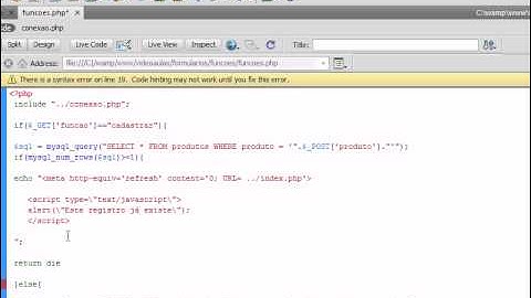 Evite registro duplicado na base de dados - www.CursoWebDesign.com