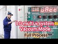 Lg multi v vacuum mode | Lg multi v vrf vacuum mode full process #hvac #ac