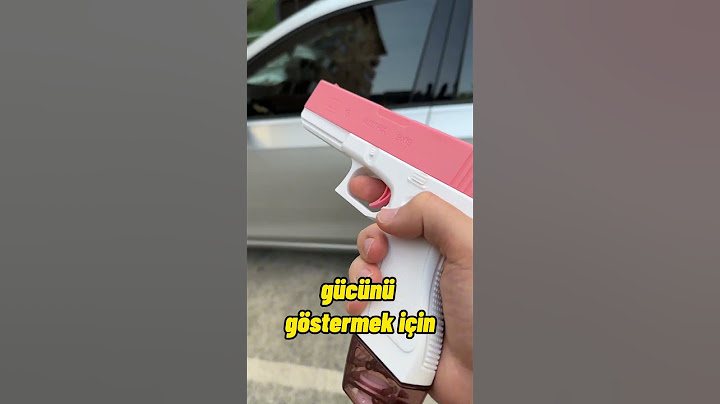 Elektronik su tabancasını deniyoruz!