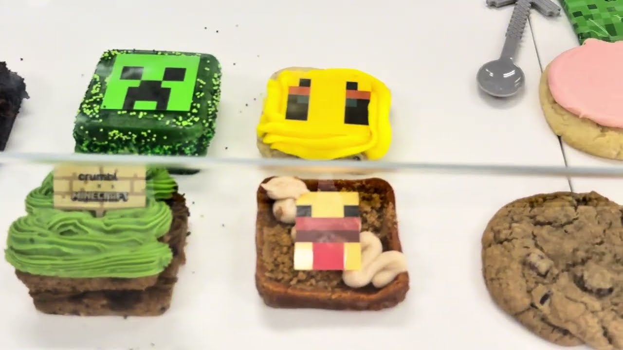 Minecraft Cookies @ Crumbl Cookies Our Honest Opinion 
