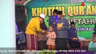 KHOTMIL QUR&#39;AN YANG KE-10 TPQ MIFTAHUL ULUM, Dk. Kepetek Desa Belik Kec. Belik PML, 18 Maret 2023