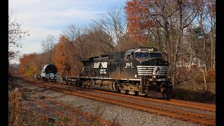 NS 056 Military Train on the Conrail Lehigh Line - 11/20/25