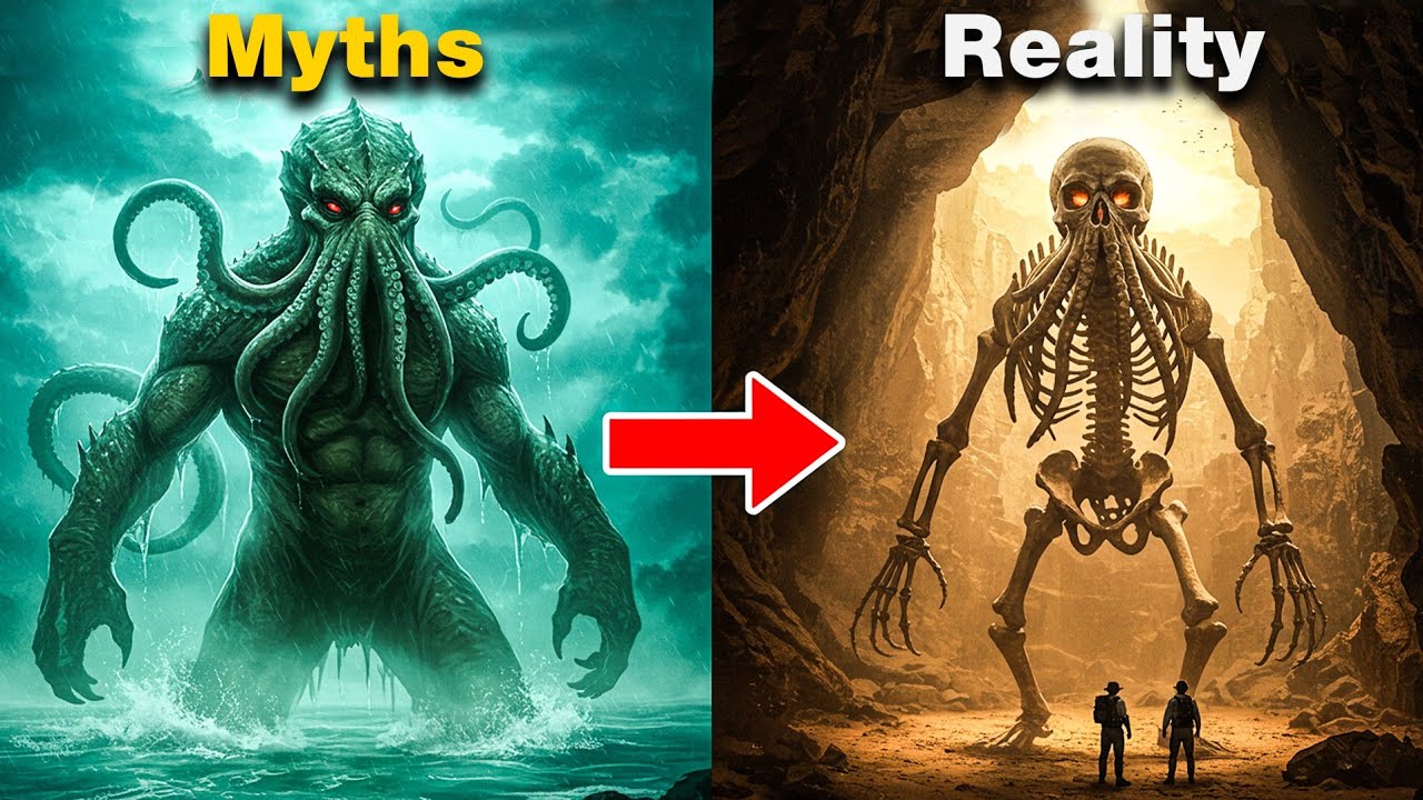 7 Mythical Creatures That Existed in Real Life #facts - YouTube
