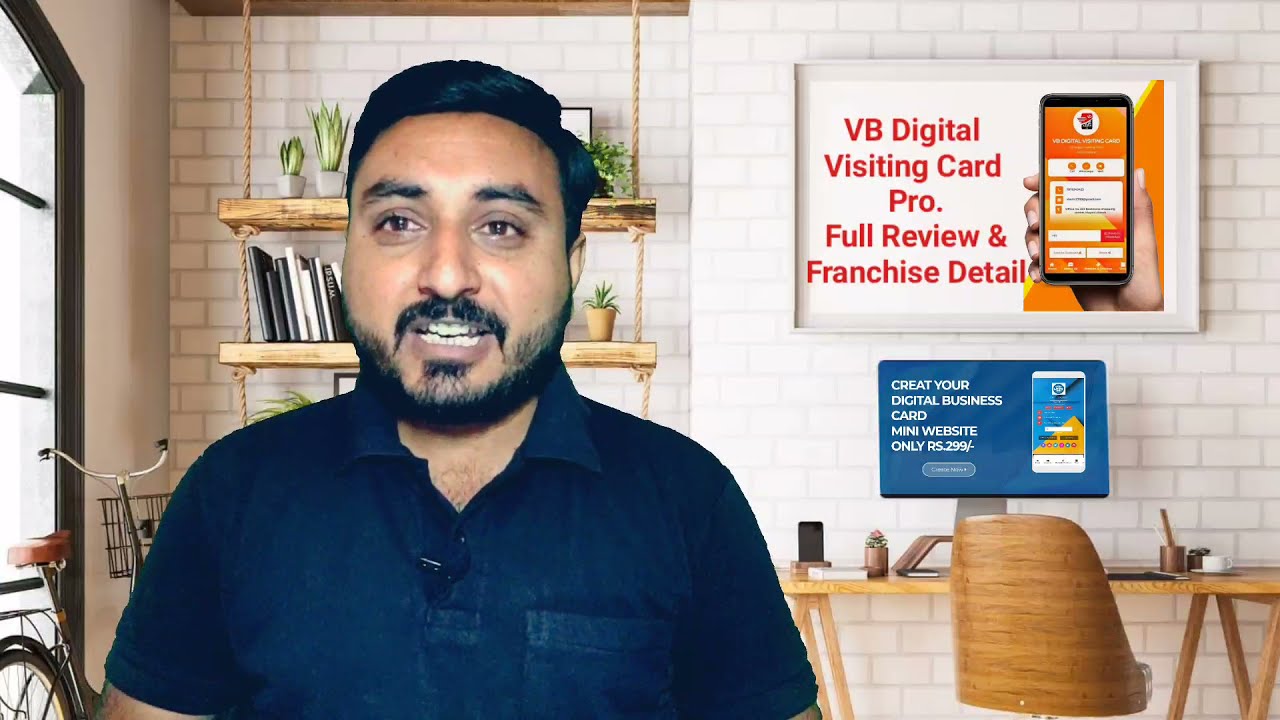 New Digital Visiting Card with 35 Themes | Full Review | Business Franchise Detail 