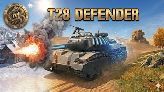 T28 Defender  2vs 4 / 2885 dmg / 4kills / point win