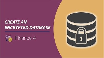 iFinance 4 - Create an encrypted database (Encryption)