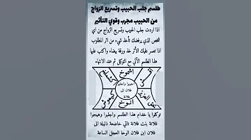طلسم لجلب الحبيب للزواج مجرب وقوي التاثير 