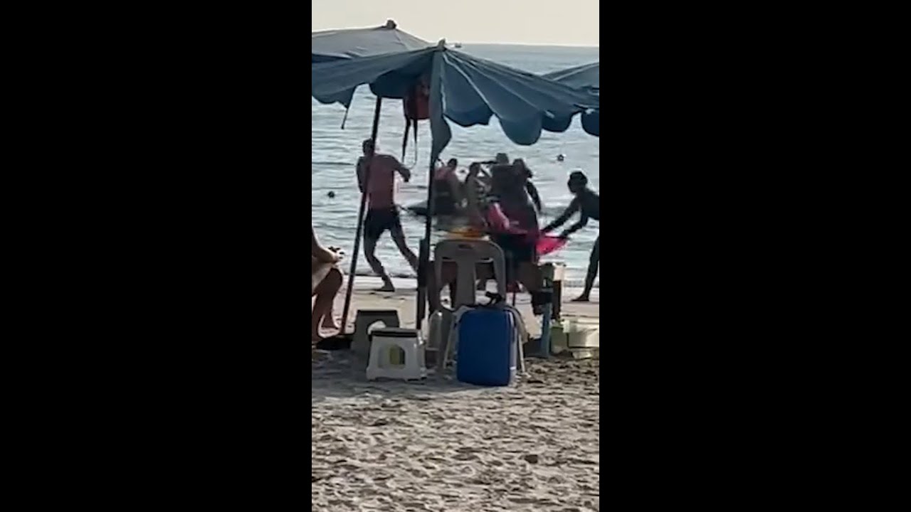 Aussie tourist brawls with Thai beach vendors after crashing jet ski