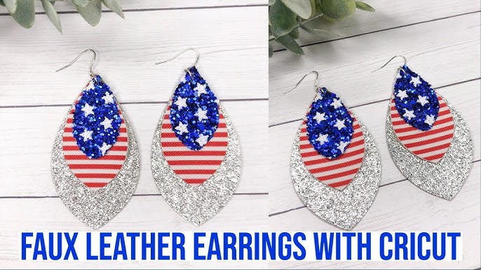 Making Leather Earrings with Cricut (Fun and Easy DIY Back To School  Accessories) - LittleYellowStar