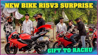 New Bike R15V3 Surprise Gift To Rachu | Pareshan Boys1