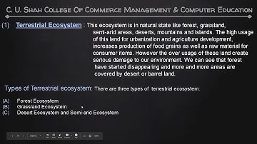 B.B.A SEM-1  ENVIRONMENTAL SCIENCE  U1 PART V  BY PROF. BHARTI PARMAR