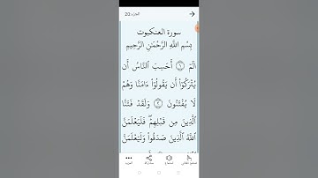 سورة العنكبوت بالتجويد المبسط والتلاوة الصحيحة الصفحة (٣٩٦)