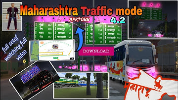 Maharashtra traffic Mod 4.2 Bus Simulator Indonesia | new Maharashtra traffic file 4.2 no damage bus