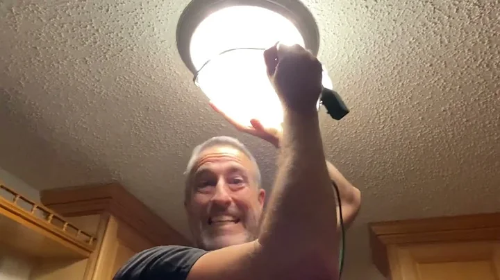 How to Remove a Stuck Twist on Glass Shade from a Dome Light Fixture