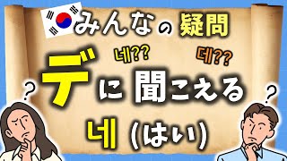 【韓国語質問】네 (ネ) が 데 (デ) に聞こえる理由!! 徹底解説 ‐ ネィティブが教えるリアル韓国語 (韓国語初級)