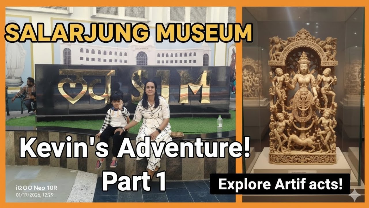 : Exploring Salar Jung Museum Hyderabad | The Veiled Rebecca & Famous Musical Clock (Part 1)