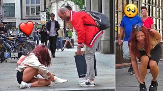Girl With Sore Foot 🥺 | Social Experiment