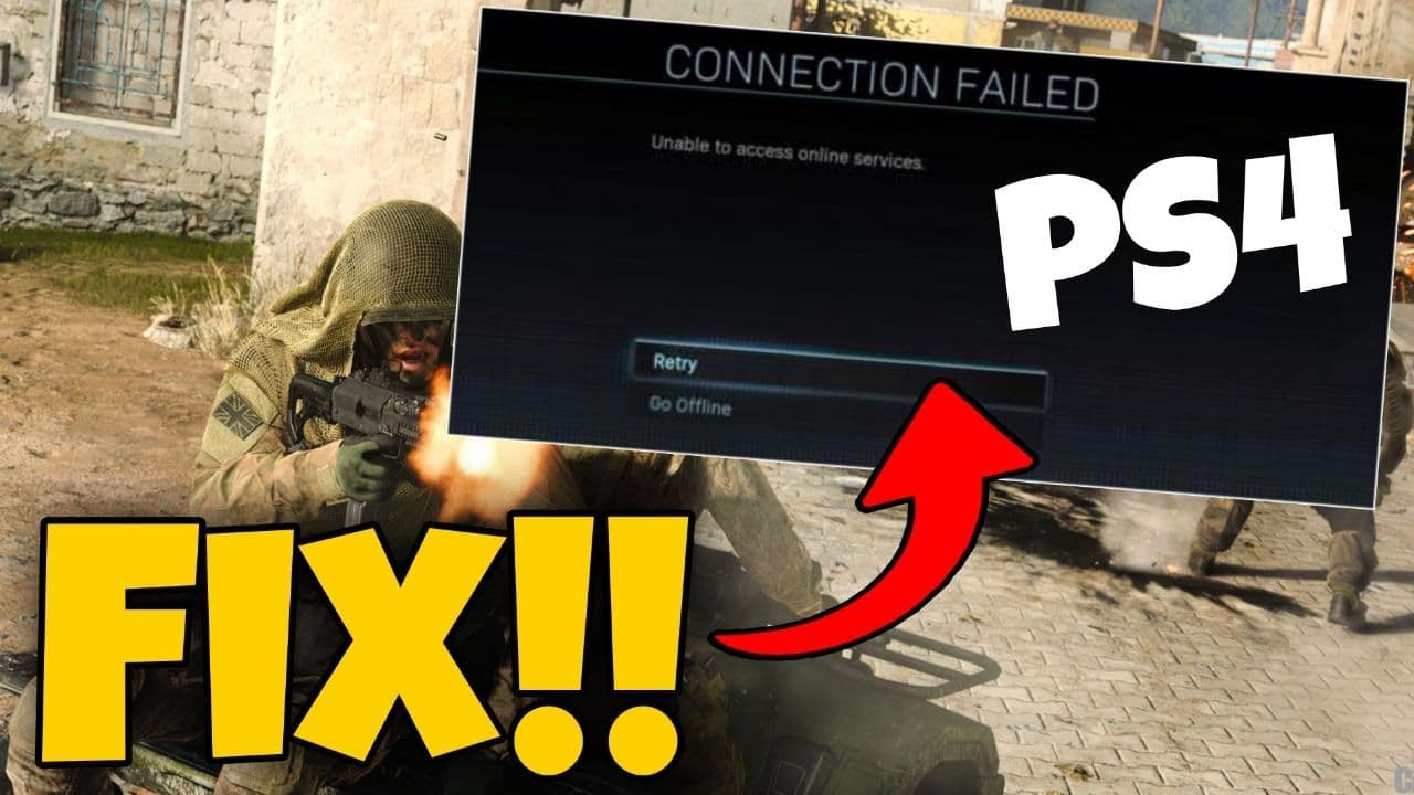 How to fix warzone connection failed on ps4 (call of duty warzone