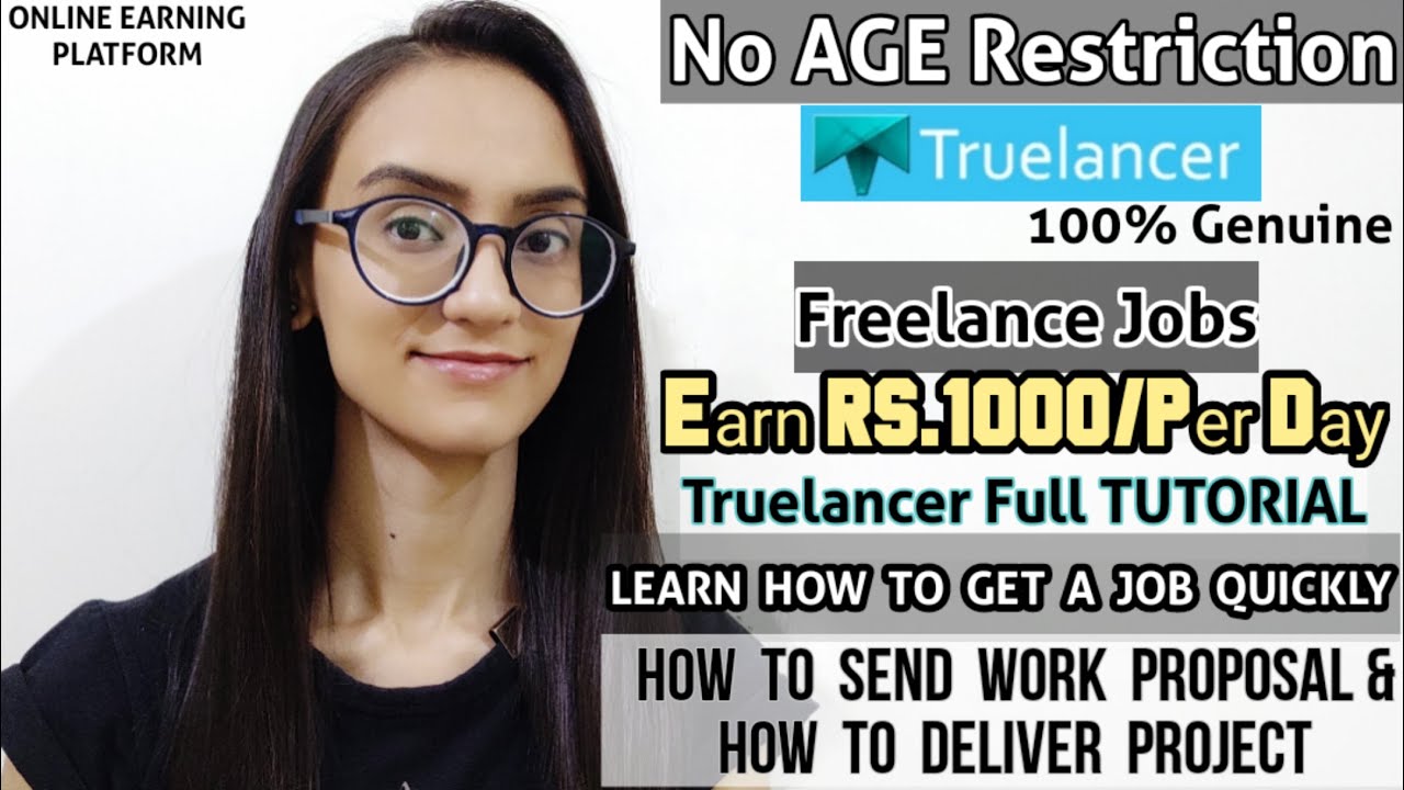 Truelancer|| How To Get A Job Quickly|| Copy paste| Data Entry| Logo ...