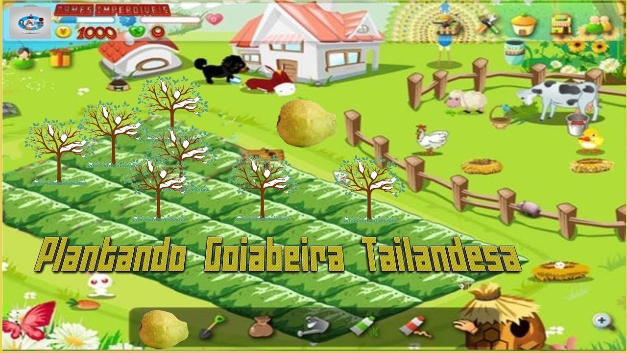 COLHEITA FELIZ: MELHOR JOGO DE FAZENDA - PLANTANDO BERINJELA! 