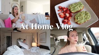 At Home Vlog | slow morning, making breakfast, grwm