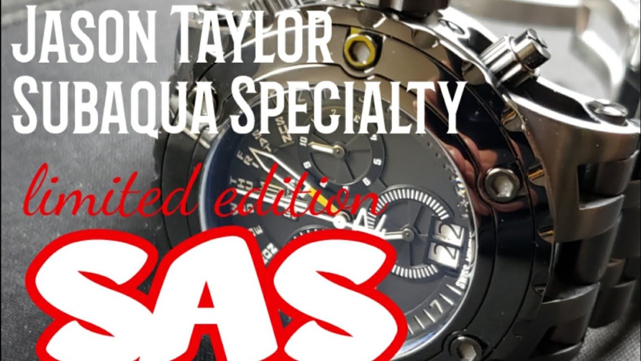 INVICTA 32549 RESERVE SUBAQUA SPECIALTY JASON TAYLOR SHOW AND TELL 