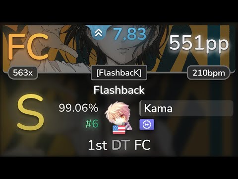 Kama | MIYAVI vs. KenKen - Flashback [FlashbacK] +DT 99.06% FC #6 | 551pp - osu!