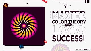 How To Design a Circular Gradient Abstract Logo in Illustrator | Step by Step Tutorial | Logo Design