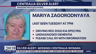 WSP issues Silver Alert for missing 80-year-old woman | FOX 13 Seattle