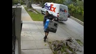 Worst Delivery man : Fails and Worst Package Delivery caught on Camera - Delivery Fails