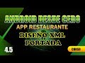 Diseño XML de la Portada para la app restaurante | CURSO ANDROID BÁSICO 4.5