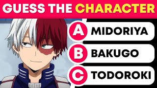 Can You Guess The My Hero Akademia Character❓ Anime Quiz