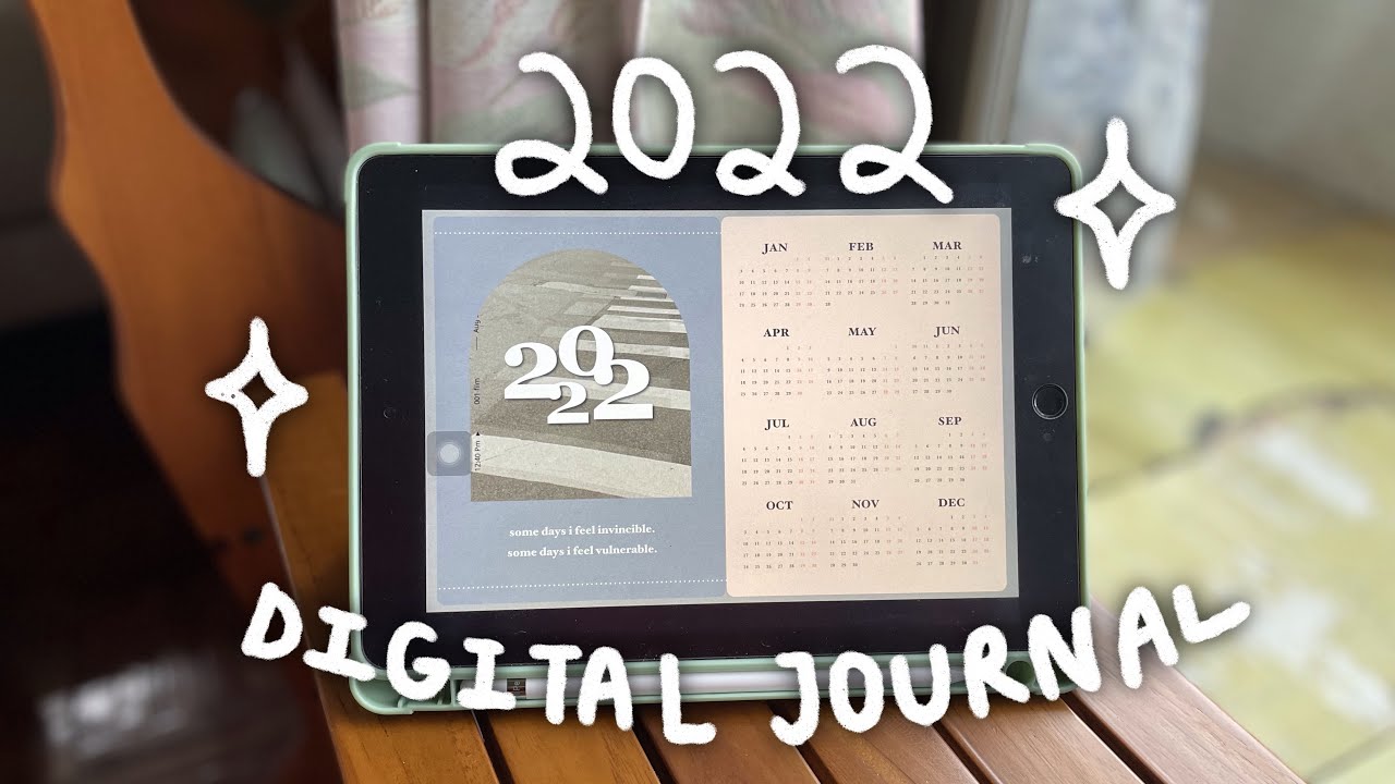 2022 Digital Journal｜2022 電子手帳免費模板｜GoodNotes5 Free Template with Hyperlinks