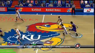 College Hoops 2K8 - #9 Kansas State vs. #2 Kansas [OVERTIME THRILLER]