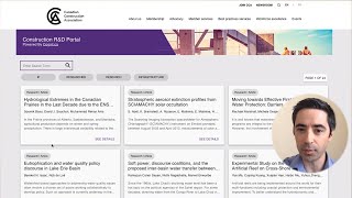 CCA launches Construction R&D Portal Page | l'ACC  lance le Portail R&D en construction