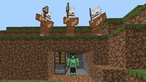 Minecraft Speedrunner Vs 3 AI Hunters - Pojav Launcher