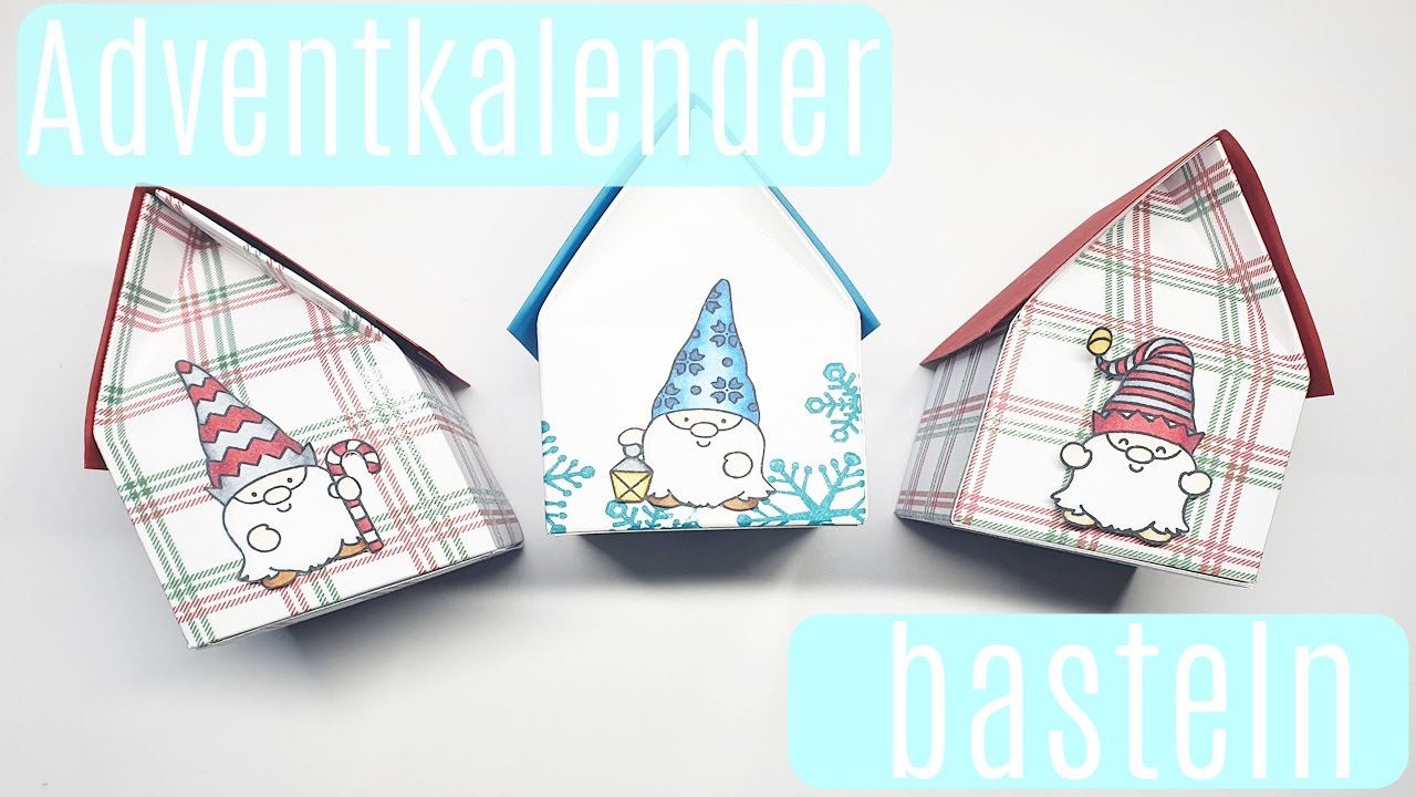Adventskalender Dorf ✿ Kalender basteln ✿ Anleitung ✿ Adventskalender basteln ✿ Advent Calendar