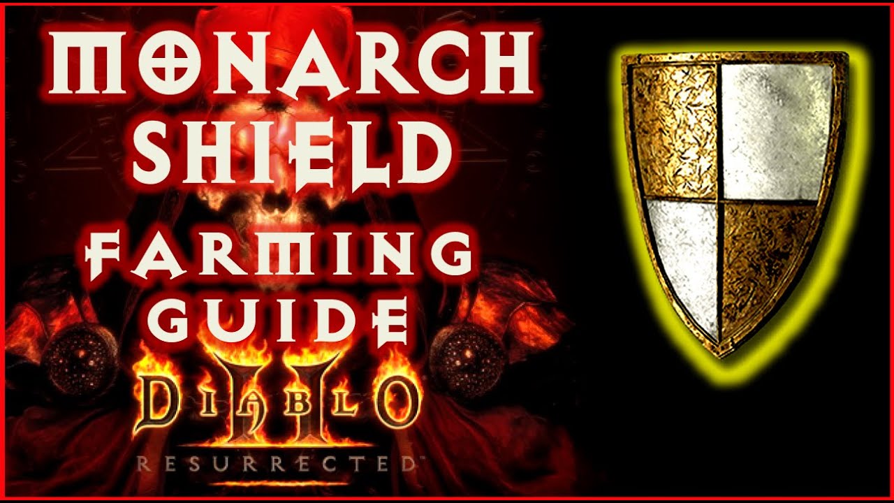 Monarch Shield Farming Guide Diablo 2 Resurrected D2r Youtube