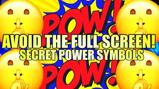 WINNING!! GUARANTEED FULL SCREEN! 😉 POW!! 👊 SECRET POWER SYMBOLS & MORE KONAMI GAMES Slot Machine