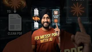 Fix Messy PDF with AI, Clean PDF with ai #ClaudeWork #PDFCleanup #aiautomation
