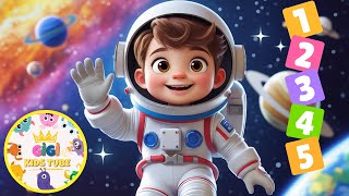 Learn Numbers in Space! | Counting 1-5 Song for Kids 🚀 🌟