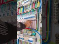why Don't Uk electrician Route panel Wires like this? #electrican #electricalwork #DIY #viral